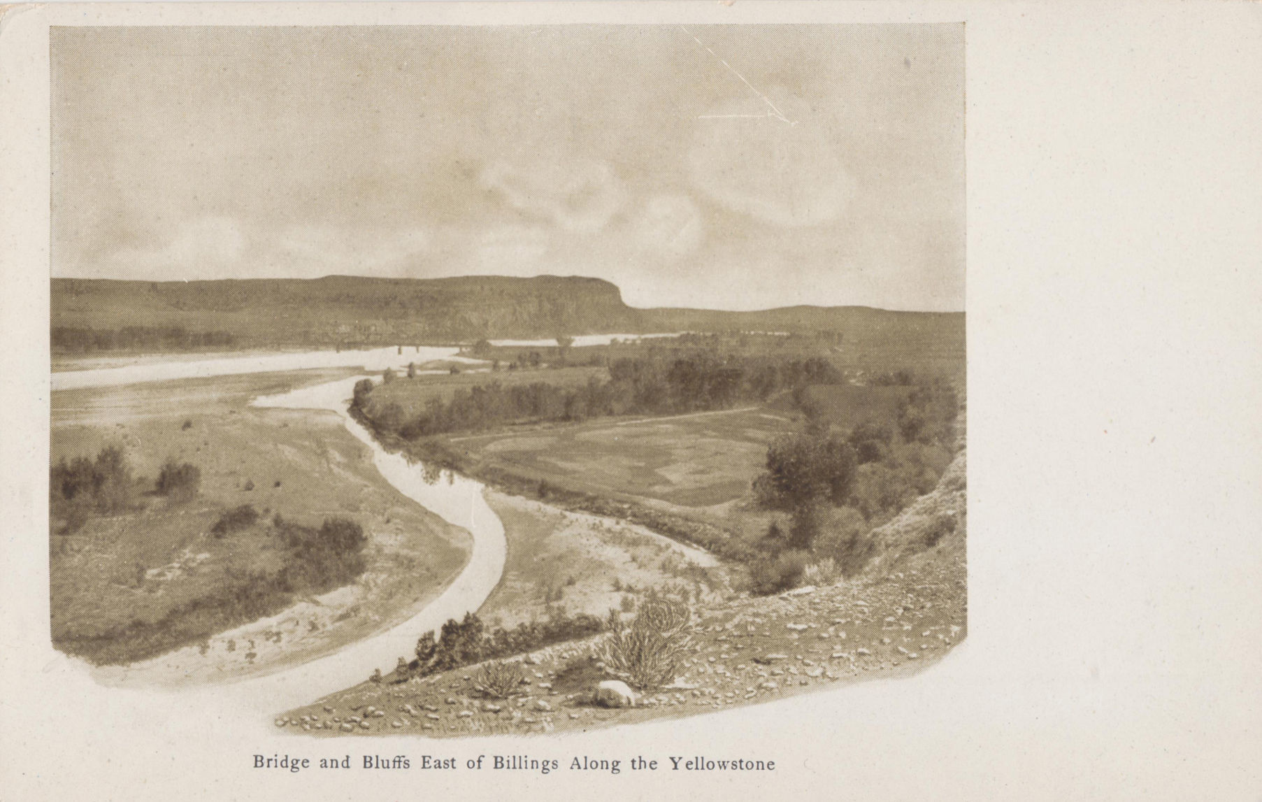 Yellowstone River east of Billings